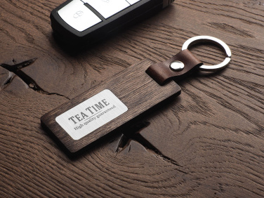 Logotrade promotional giveaway picture of: Wooden keyring 1853121