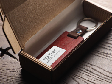 Logotrade promotional merchandise image of: Wooden keyring 1853121