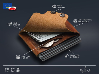 Logo trade corporate gift photo of: Wallet 384310