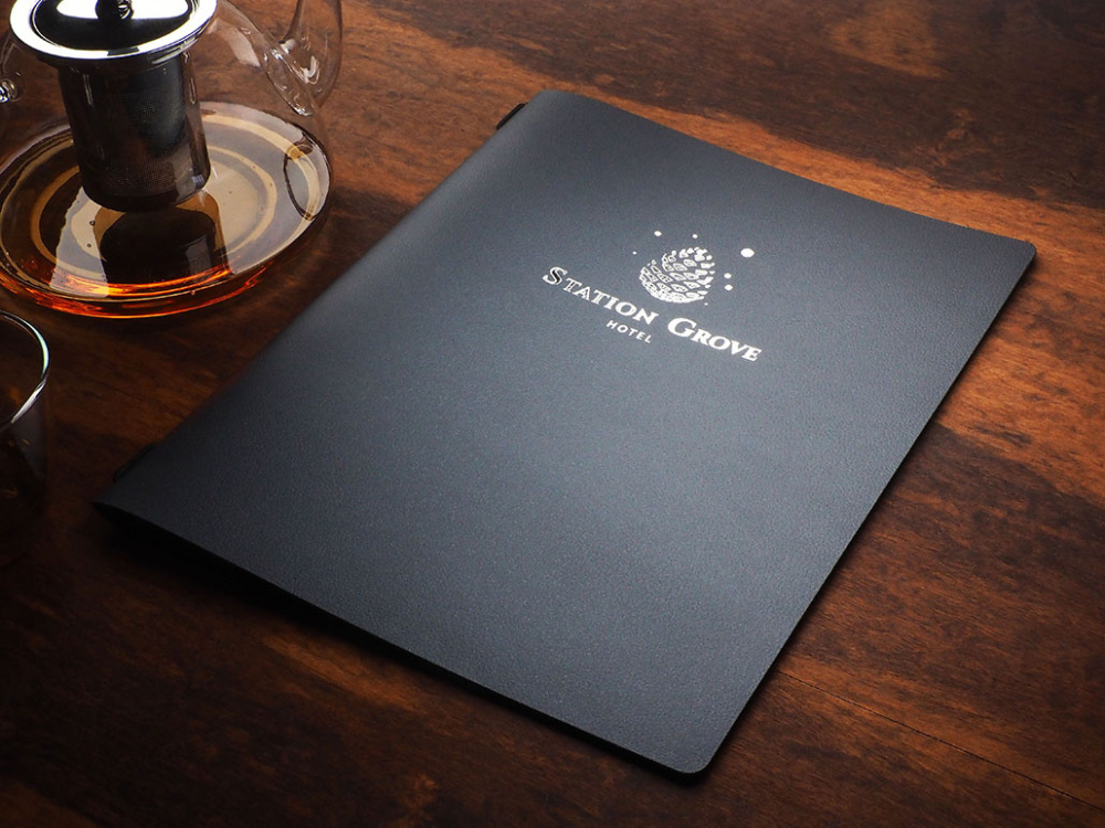 Logo trade promotional gifts image of: Menu cover 1959319
