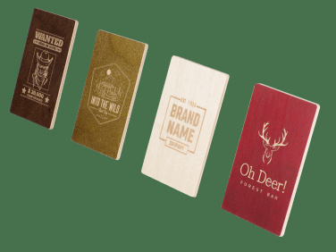 Logo trade promotional gifts picture of: Wooden magnet 2034121
