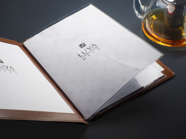 Logo trade promotional giveaways image of: Menu cover Fine Dining Pro 2013119