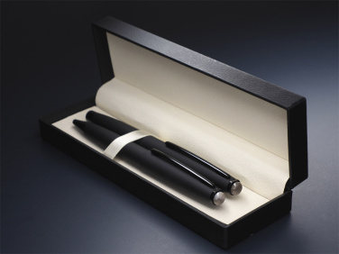 Logo trade promotional products picture of: Striped Flint Pen set 1284036