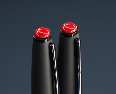 Logo trade promotional merchandise image of: Coral stone Pen set 1285036