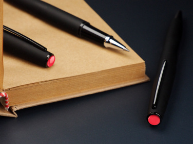 Logotrade promotional gift image of: Coral stone Pen set 1285036