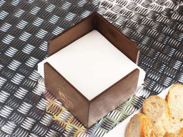 Logo trade promotional merchandise image of: Napkin box 1957121