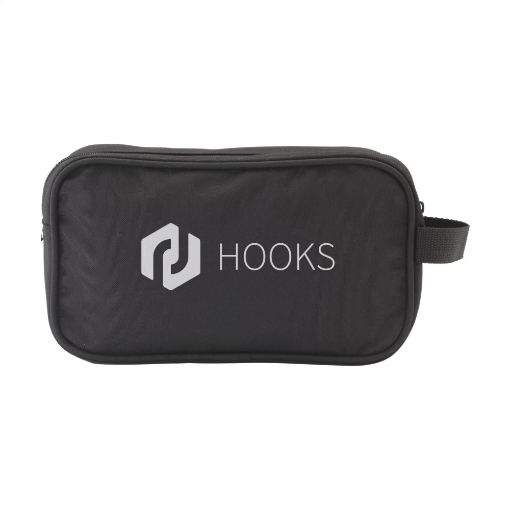 Logo trade promotional giveaways image of: Cosmetic Bag RPET toiletry bag