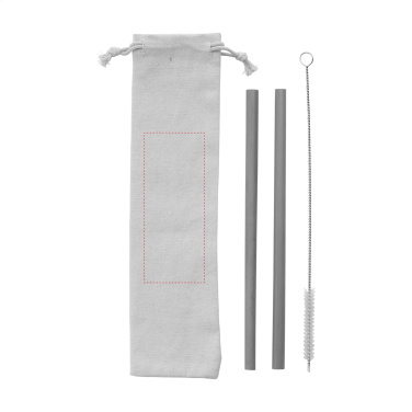 Logotrade advertising product picture of: ECO Bamboe Straw Set bamboo straws