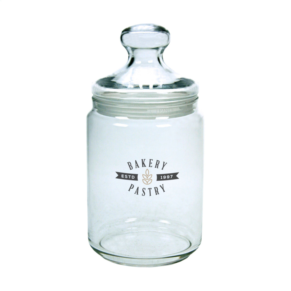 Logo trade promotional giveaways image of: Dolci Candy jar 1 L