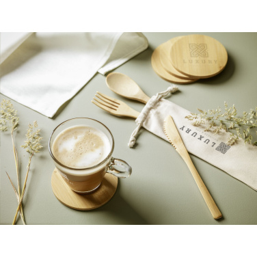 Logo trade promotional giveaways picture of: Bambu Cutlery Set