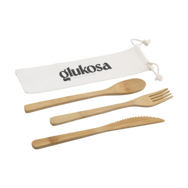 Logotrade promotional product picture of: Bambu Cutlery Set
