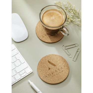 Logo trade promotional giveaway photo of: Cork Coaster Set