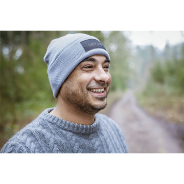 Logo trade promotional giveaways picture of: Stavanger GRS RPET Beanie hat