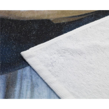 Logo trade promotional giveaway photo of: Printed RPET BeachTowel 350 g/m² 100x180