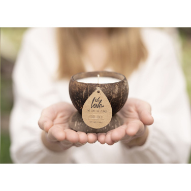 Logotrade promotional product picture of: We Love The Planet Coconut Candle