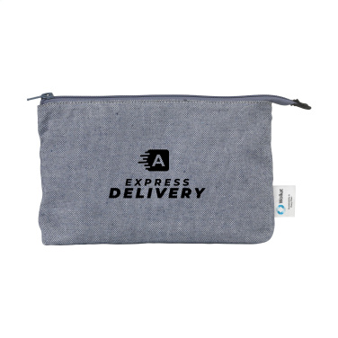 Logotrade promotional product image of: Wolkat Safi Recycled Textile Cosmetic Bag