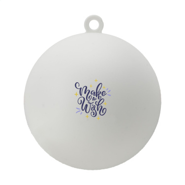 Logotrade corporate gift picture of: Christmas Bauble Ø 7 cm Recycled PP - Made in Europe