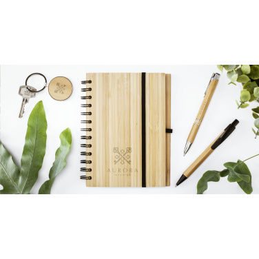 Logo trade promotional gifts picture of: Ebony Bamboo pen