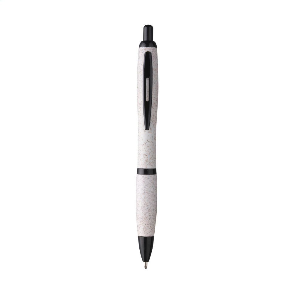 Logotrade promotional giveaway image of: Athos Wheat-Cycled Pen wheat straw pen