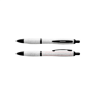 Logo trade promotional products picture of: Athos Wheat-Cycled Pen wheat straw pen