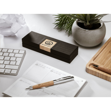 Logo trade advertising products picture of: Bamboo Pen Set pens