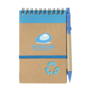 Logo trade business gift photo of: RecycleNote-M Paper notebook