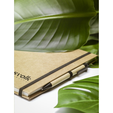 Logo trade business gift photo of: Pocket ECO Paper A5 notebook