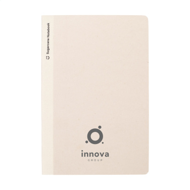 Logo trade promotional giveaways image of: Sugarcane Paper Notebook A5