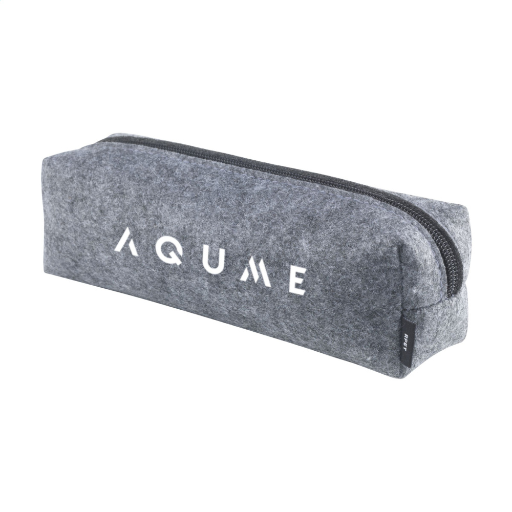 Logotrade advertising products photo of: Pencil Case GRS RPET Felt