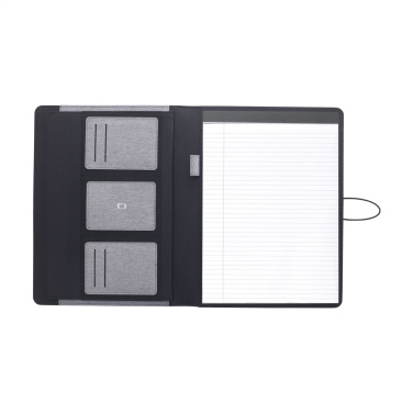 Logo trade business gift photo of: Quest Portfolio RCS RPET A4  document folder