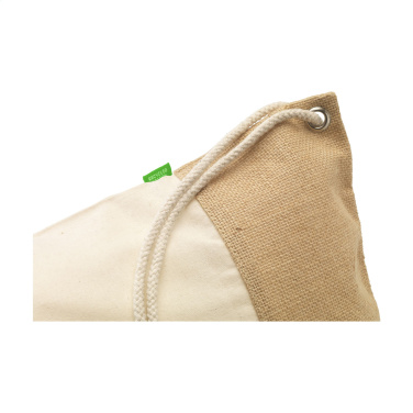 Logotrade promotional giveaway picture of: Combi Organic Backpack (160 g/m²)