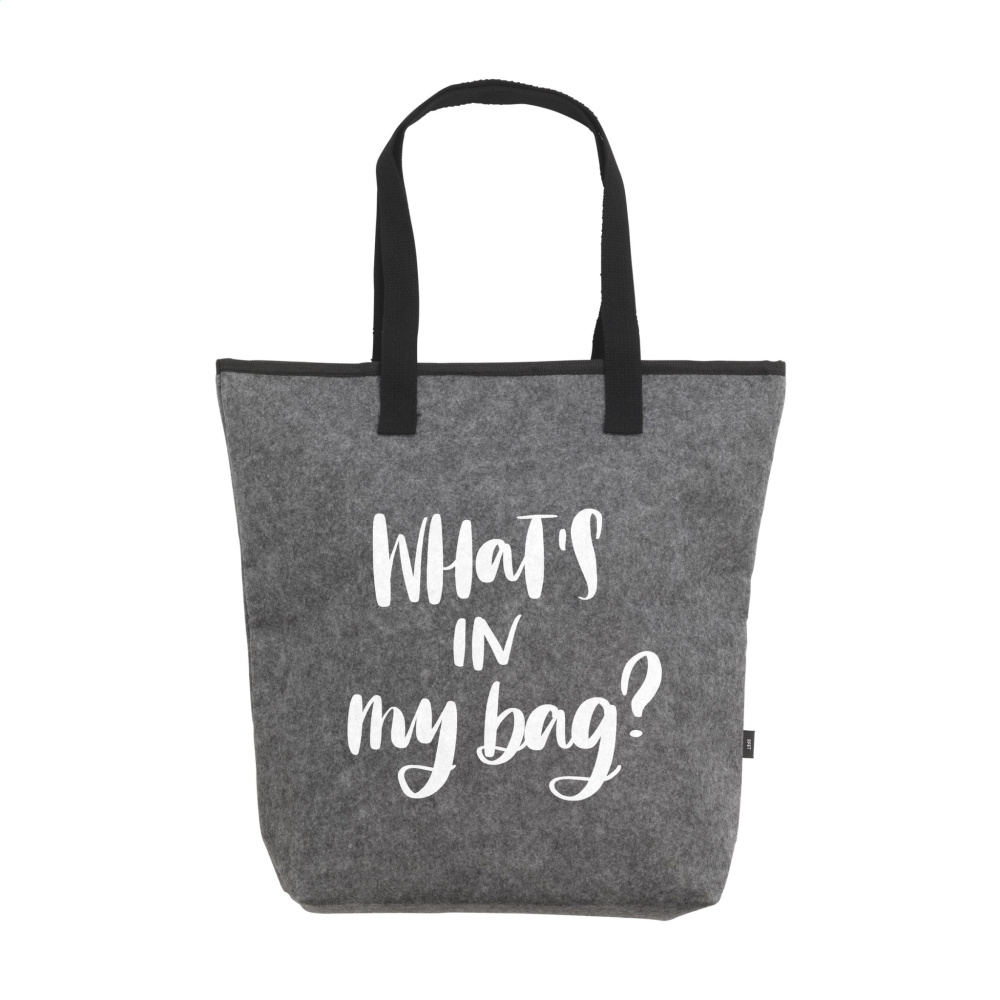 Logo trade corporate gift photo of: Feltro GRS RPET Cooler bag