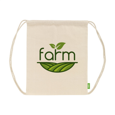 Logo trade advertising products picture of: Organic Cotton GOTS Promo (140 g/m²) backpack
