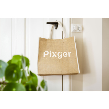 Logo trade promotional items picture of: Gerona Jute Shopper bag