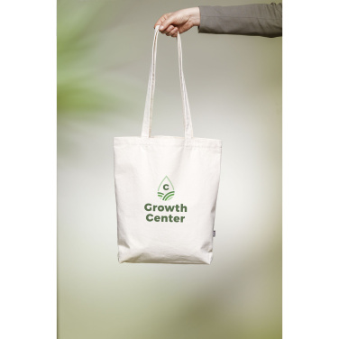 Logo trade promotional giveaways picture of: GRS Recycled Canvas Bag Natural (260 g/m²)