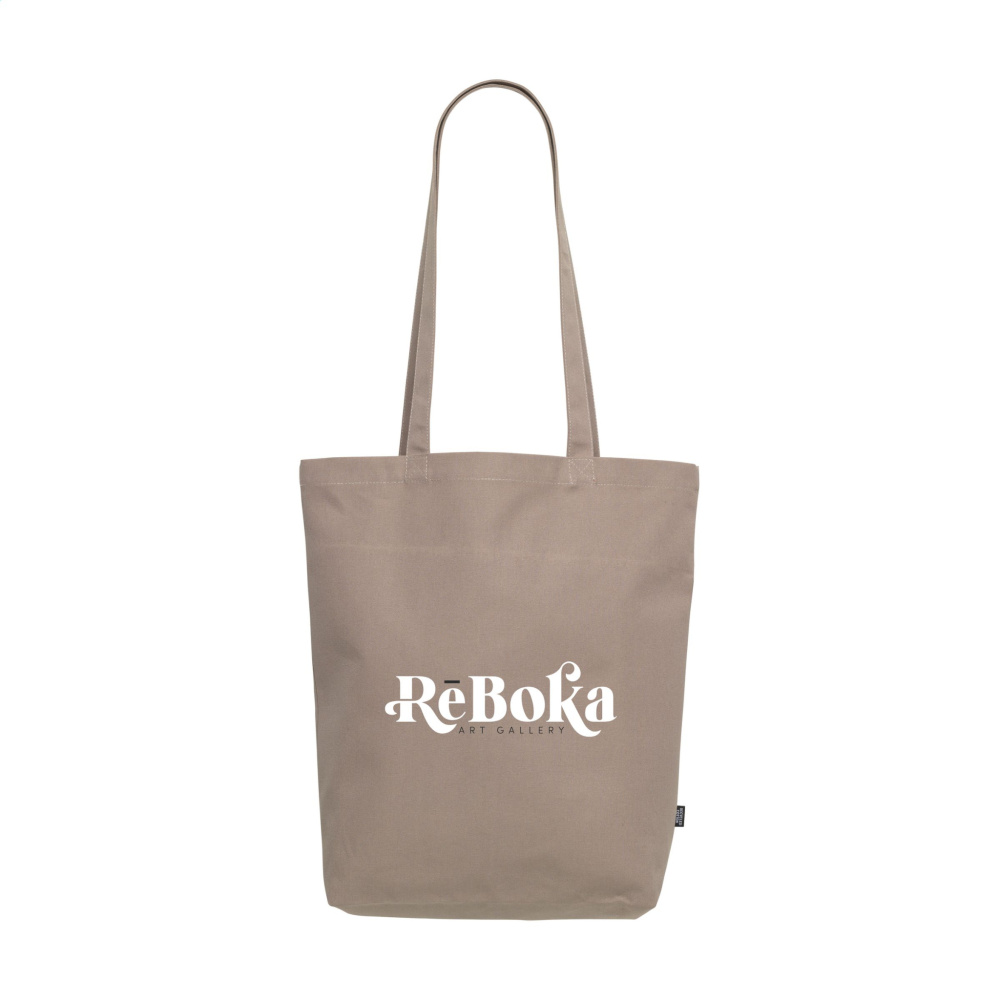 Logo trade promotional gifts picture of: GRS Recycled Canvas Bag Colour (260 g/m²)