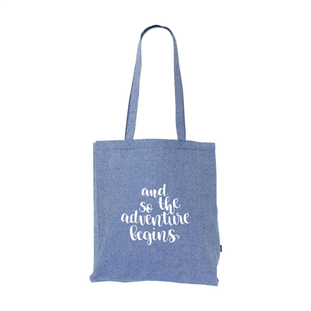 Logo trade promotional merchandise picture of: Melange Shopper GRS Recycled Canvas (280 g/m²) bag