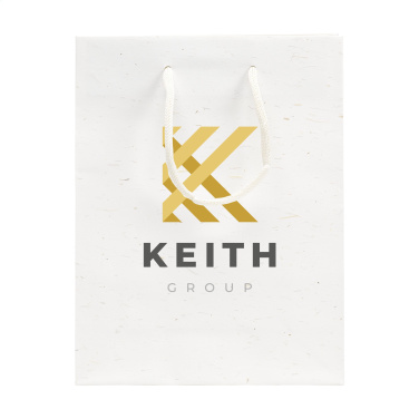 Logotrade promotional merchandise photo of: Leaf It Bag recycled with straw fibres (180 g/m²) S
