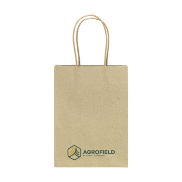 Logo trade promotional products picture of: Leaf It Bag recycled grass paper (120 g/m²) S