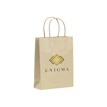 Logotrade advertising product picture of: Leaf It Bag recycled grass paper (120 g/m²) M