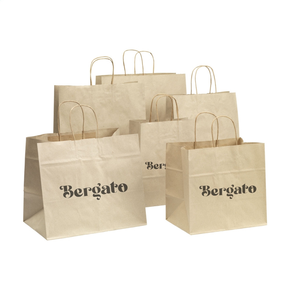 Logotrade promotional merchandise image of: Leaf It Bag recycled grass paper (90 g/m²) XL