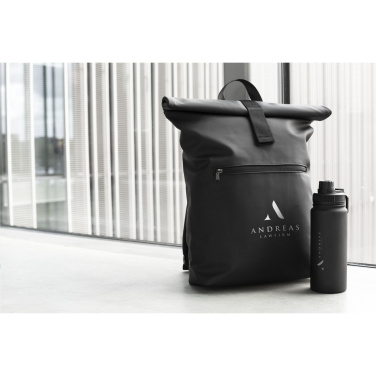 Logo trade promotional gifts picture of: Lennon Roll-Top Recycled Backpack