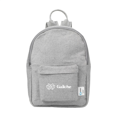 Logo trade promotional giveaways image of: Wolkat Agadir Recycled Textile Backpack