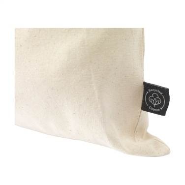 Logo trade promotional products image of: Gift Pouch Natural GRS Recycled Cotton (150 g/m²) S