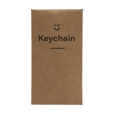 Logo trade promotional giveaway photo of: LeatherKey keyring