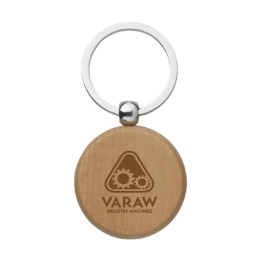 Logotrade corporate gifts photo of: WoodKey Circle keychain
