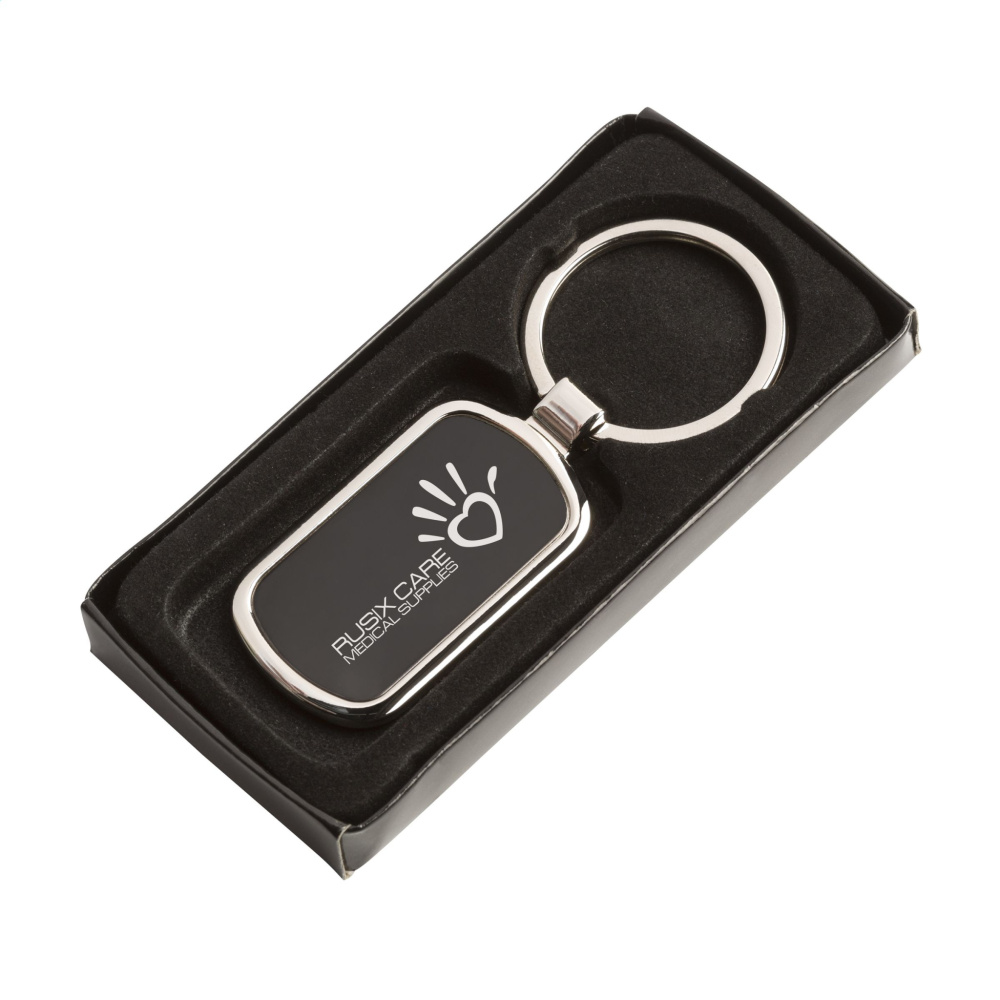 Logotrade corporate gift image of: KeyTag Rectangular keyring