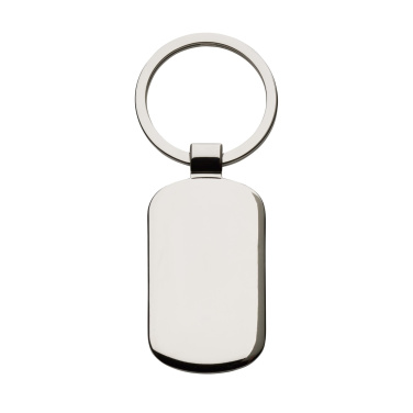 Logo trade promotional merchandise image of: KeyTag Rectangular keyring