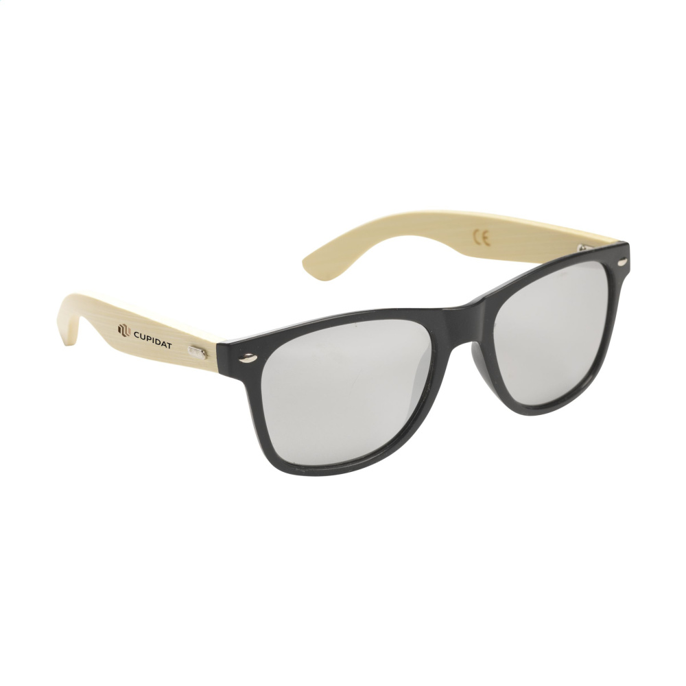 Logo trade promotional merchandise image of: Malibu Eco-Mix sunglasses