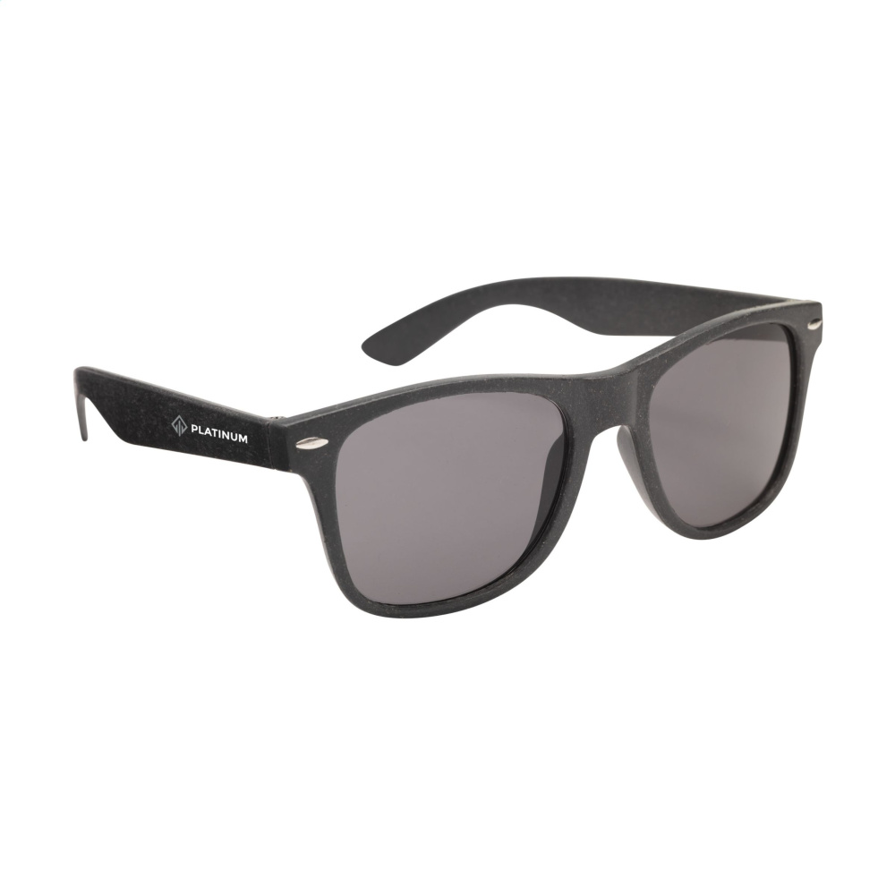 Logo trade business gifts image of: Malibu Eco Wheatstraw sunglasses